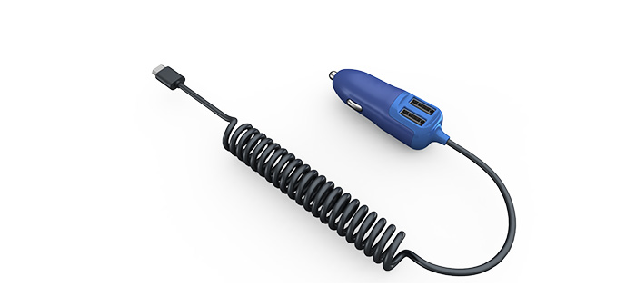 帶線(xiàn)車(chē)載充電器 帶線(xiàn)車(chē)充 4.8A